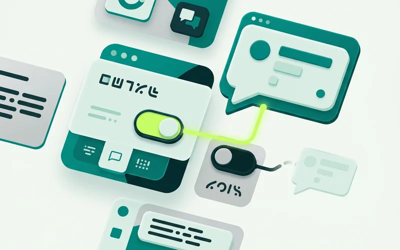 A live and paused site setting controlling whether the chat widget appears
